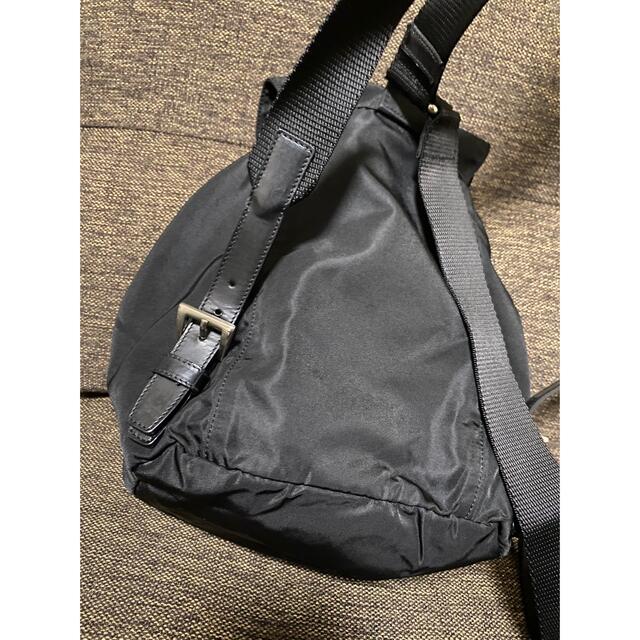 PRADA プラダ リュック 黒 ブラック ミニ 三角プレート バックパック
