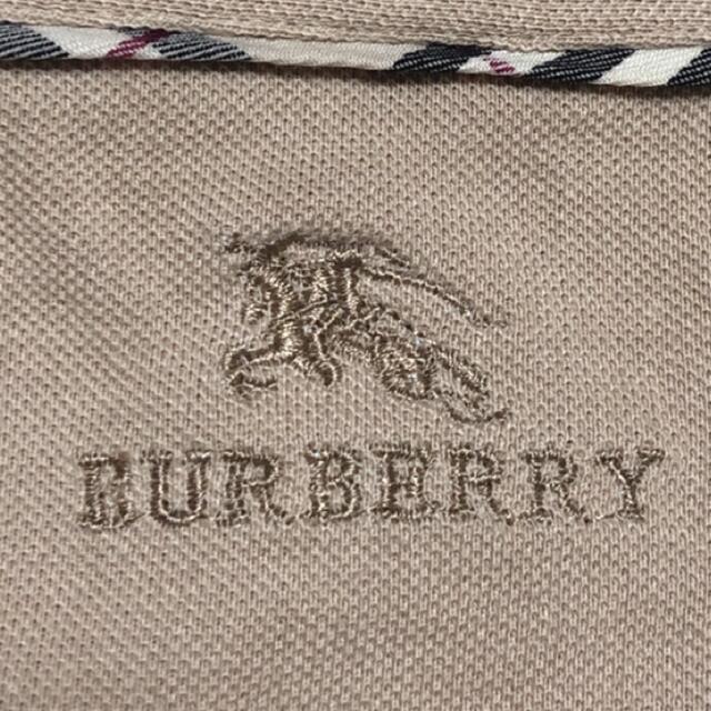 BURBERRY(バーバリー)のバーバリーロンドン ワンポイント ロゴ刺繍 胸ポケット 長袖 ポロシャツ メンズのトップス(ポロシャツ)の商品写真