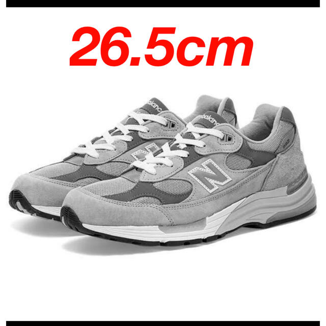 一部予約!】 New Be - NEW BALANCE M 992 GR 26.5cm ニューバランスの