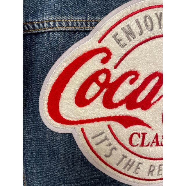 kith coca coca コラボのデニムジャケットサイズL