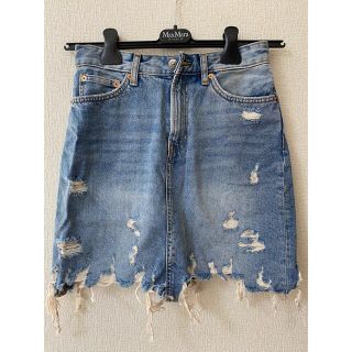 ザラ(ZARA)のZARAデニムミニスカート(ミニスカート)