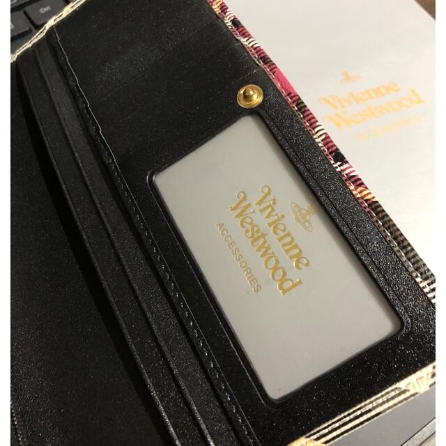 Vivienne Westwood(ヴィヴィアンウエストウッド)のVivienne westwood チェック長い財布 レディースのファッション小物(財布)の商品写真