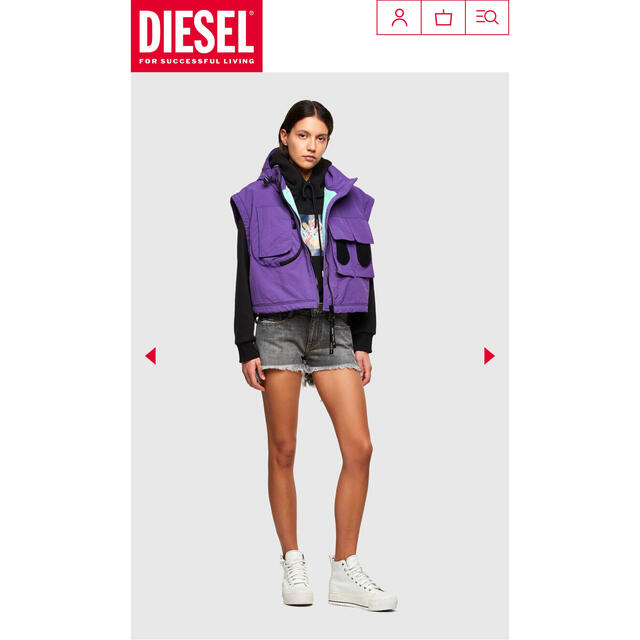 DIESEL Green Label convertible jacket | rgbplasticos.com.br