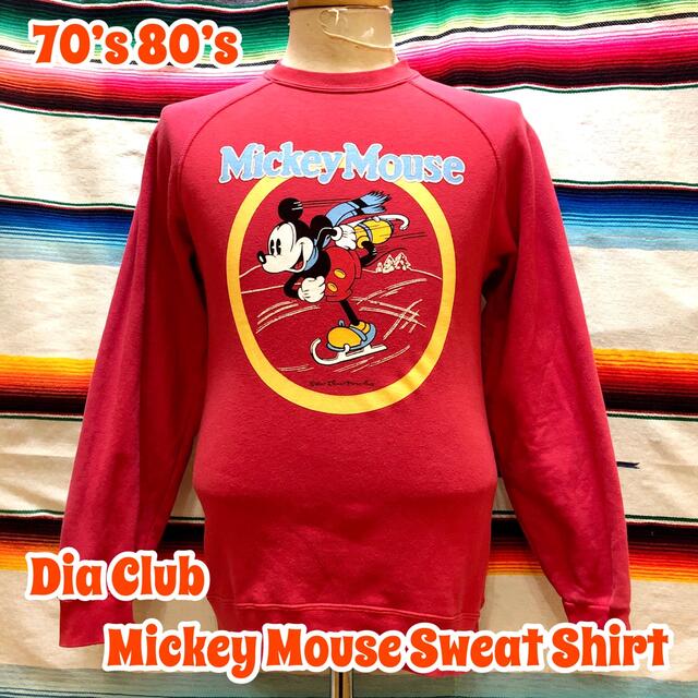 70’s 80’s Dia Club Mickey Mouse スウェット