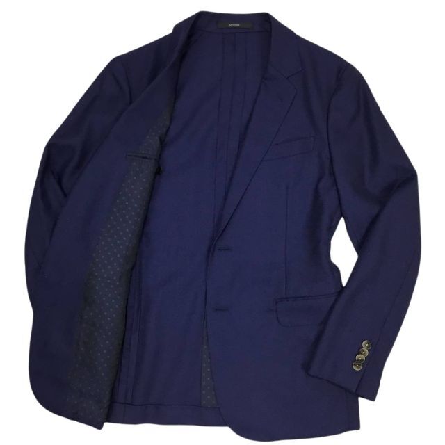 ARTISAN(アルティザン)のARTISANアルチザンホップサック地紺ブレザー地中海ブルーSサイズ メンズのジャケット/アウター(テーラードジャケット)の商品写真