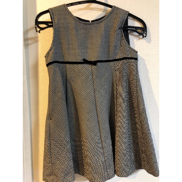 入園　卒園　フォーマルドレス100cm　シューズ16.5cm キッズ/ベビー/マタニティのキッズ服女の子用(90cm~)(ドレス/フォーマル)の商品写真