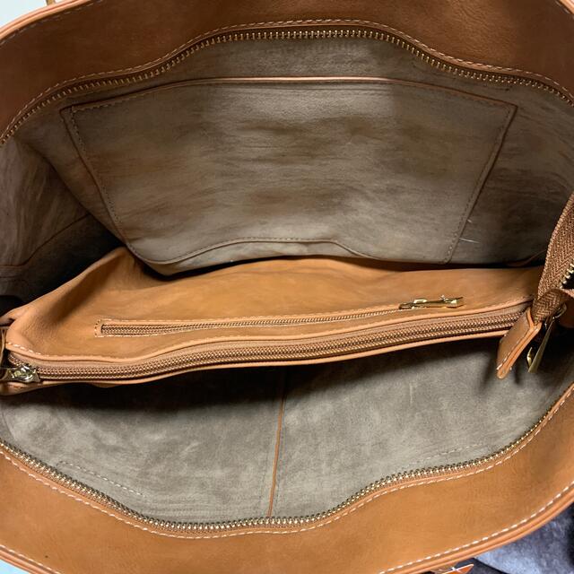 ZARA(ザラ)のハンドバッグ ショルダーバッグ ブラウン レディースのバッグ(ハンドバッグ)の商品写真