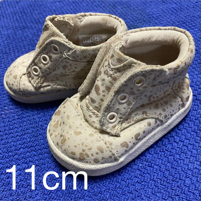 TOMS(トムズ)のTOMS ハイカット　ベビーシューズ キッズ/ベビー/マタニティのベビー靴/シューズ(~14cm)(スニーカー)の商品写真