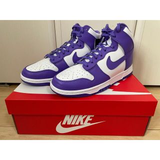 ナイキ(NIKE)のNike WMNS Dunk High Court Purple (スニーカー)