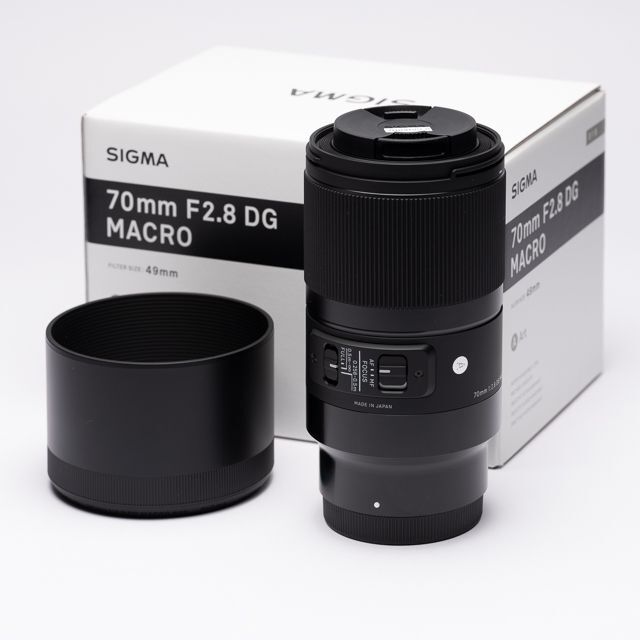 美品 SIGMA 70mm F2.8 DG MACRO SONY Eマウント 2022年最新入荷