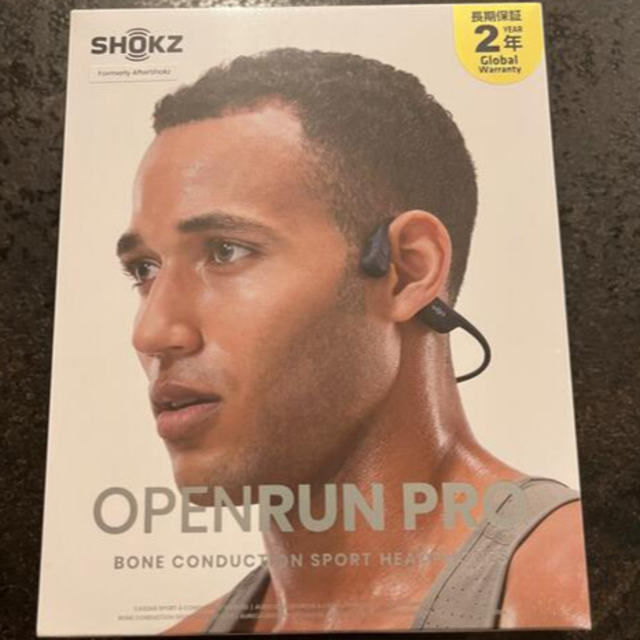 SHOKZ 骨伝導イヤホン OPENRUN PRO BLACK