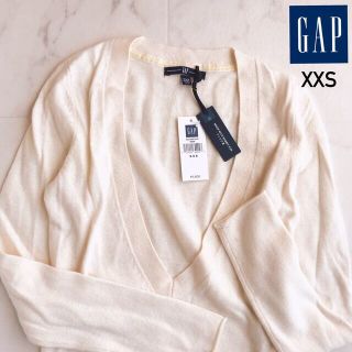 ギャップ(GAP)の新品タグ XXS 150 160 GAP ウール アンゴラ混 深Vネック ニット(ニット/セーター)