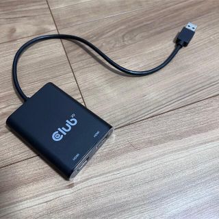 Club3D SenseVision USB A to HDMI 2.0(PC周辺機器)