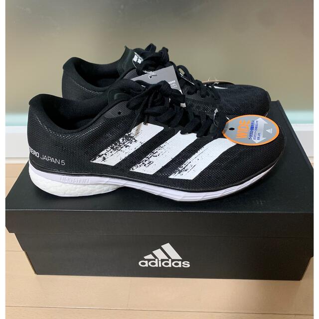 アディダス adizero Japan 5 ワイド ランニングシューズ 25.5 | フリマアプリ ラクマ