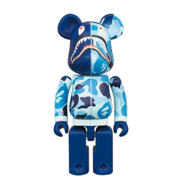 超合金 BE@RBRICK BAPE(R)ABC CAMO SHARK BLUE