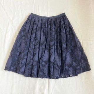 アナイ(ANAYI)の美品！ANAYI  フレアオーガンジースカート ペイズリー アナイ(ひざ丈スカート)