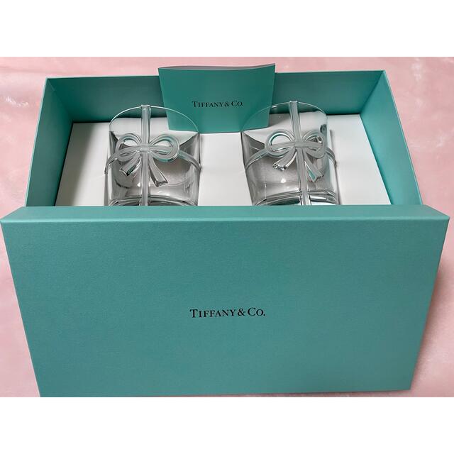 かわいい！ Tiffany 【新品未開封】ティファニー　ボウグラスセット - Co. & グラス+カップ