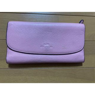 コーチ(COACH)のコーチ　coach 長財布　ピンク used(財布)