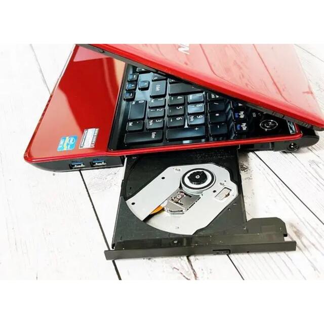 NEC - 【美品】人気レッド LaVie i5 大容量 たっぷり保存 すぐ使える