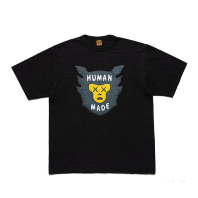 HUMAN MADE(ヒューマンメイド)のT-SHIRT KAWS #1 / BLACK/ Mサイズ メンズのトップス(Tシャツ/カットソー(半袖/袖なし))の商品写真
