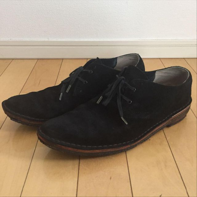 Clarks(クラークス)のClarks クラークス デザートブーツ ローカット 黒 本革 靴 26.5cm メンズの靴/シューズ(ブーツ)の商品写真