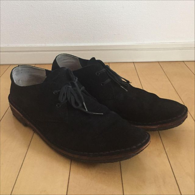 Clarks(クラークス)のClarks クラークス デザートブーツ ローカット 黒 本革 靴 26.5cm メンズの靴/シューズ(ブーツ)の商品写真