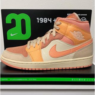 ナイキ(NIKE)のAIR JORDAN 1 mid w27センチ(スニーカー)