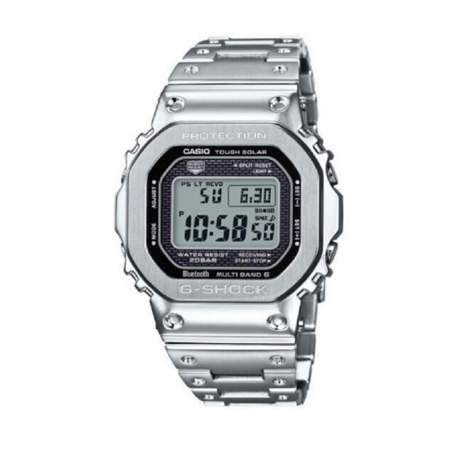 時計【新品未使用】フルメタル G-SHOCK シルバーGMW-B5000D-1JF