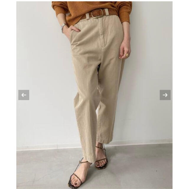 L'Appartement DEUXIEME CLASSE(アパルトモンドゥーズィエムクラス)のアパルトモン★ 【Americana/アメリカーナ】Chino Pants 38 レディースのパンツ(チノパン)の商品写真