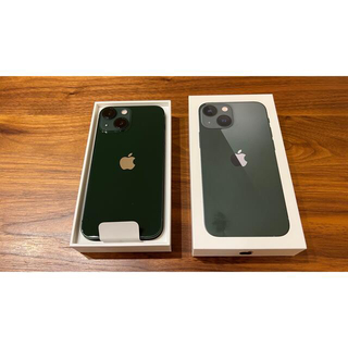 アイフォーン(iPhone)のiPhone13 mini 128GB Green(スマートフォン本体)