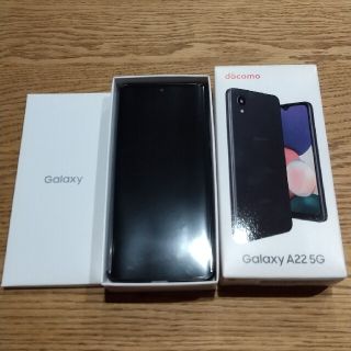 SAMSUNG Galaxy A22 5G SC-56B ブラック(スマートフォン本体)