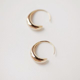 ドゥーズィエムクラス(DEUXIEME CLASSE)のdrop hoop pierce 18k coating(ピアス)