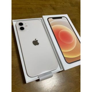 アイフォーン(iPhone)のiPhone 12 64gb ホワイト　simロックなし(スマートフォン本体)