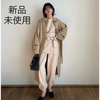 クラネ(CLANE)の【新品未使用】STYLEMIXSER ウエストレイヤードニットパンツ(カジュアルパンツ)