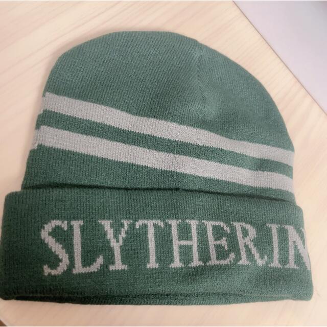 ハリーポッター Slytherin 帽子(緑) エンタメ/ホビーのおもちゃ/ぬいぐるみ(キャラクターグッズ)の商品写真