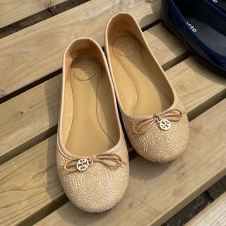 トリーバーチ(Tory Burch)のTORY BURCH トリバーチ フラットシューズ 25.5 大きいサイズ(バレエシューズ)