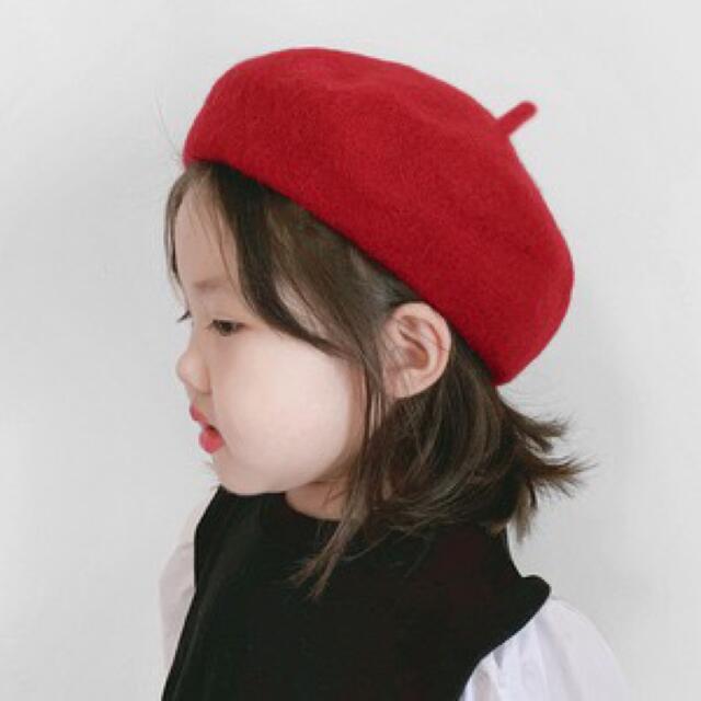 格安販売中 韓国子供服 子供 キッズ ベビー ウールベレー帽 ハット