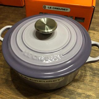 ルクルーゼ(LE CREUSET)のルクルーゼ　ル・クルーゼ　20cm ブルーペルパープル(鍋/フライパン)