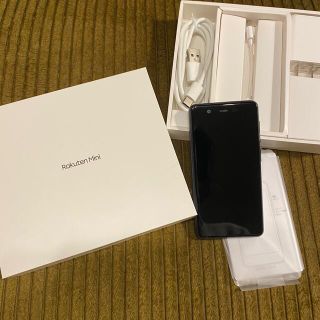 ラクテン(Rakuten)のRakuten mini 楽天ミニ楽天mini楽天モバイルeSIMブラック超美品(スマートフォン本体)