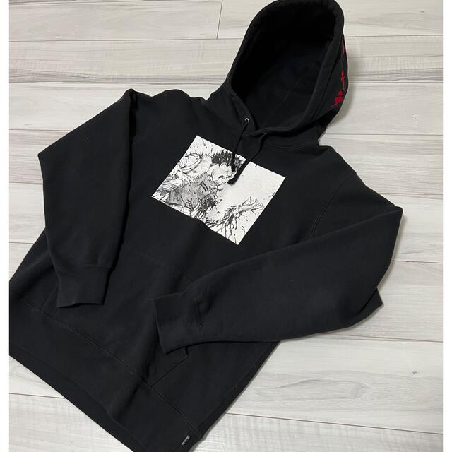 Supreme AKIRA Arm Hooded Sweatshirt 黒 L