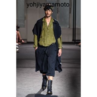 ヨウジヤマモト(Yohji Yamamoto)の★極美品 ウールギャバ 19ss ラップパンツ yohjiyamamoto(ショートパンツ)