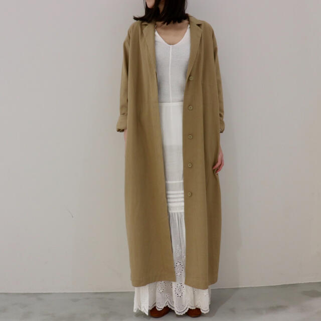 nowos(ノーウォス)| long gwn coat(ロングガウンコート) | www