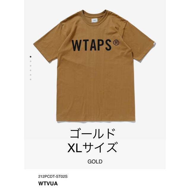 WTAPS WTVUA  Tシャツ　ゴールド  XLサイズ　ダブルタップス