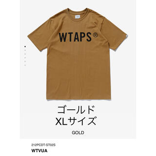 ダブルタップス(W)taps)のWTAPS WTVUA  Tシャツ　ゴールド  XLサイズ　ダブルタップス(Tシャツ/カットソー(半袖/袖なし))