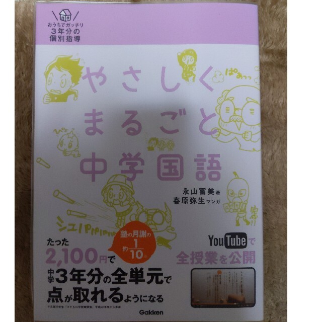 やさしくまるごと中学国語 おうちでガッチリ３年分の個別指導 エンタメ/ホビーの本(語学/参考書)の商品写真