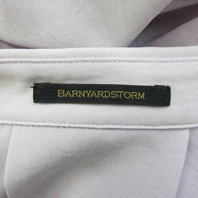 BARNYARDSTORM(バンヤードストーム)のバンヤードストーム BARNYARDSTORM ブラウス 長袖 パープル 0 レディースのトップス(シャツ/ブラウス(長袖/七分))の商品写真