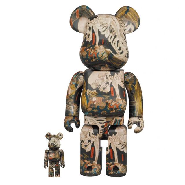 新品未開封 BE@RBRICK 歌川国芳「相馬の古内裏」100% & 400%BERBRICK