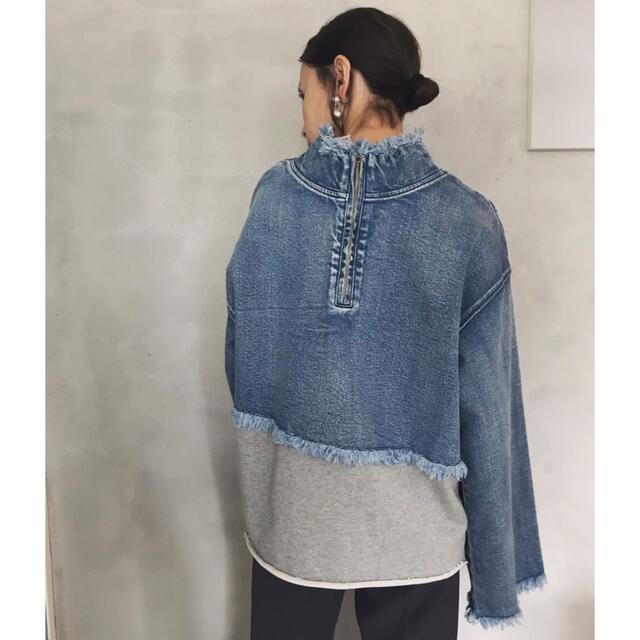 AMERI DENIM SWEAT DOCKING TOP