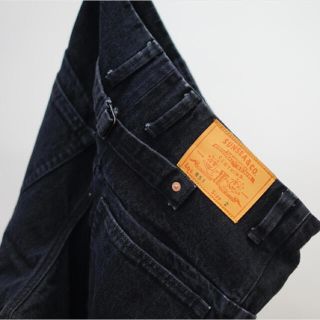 サンシー(SUNSEA)のSUNSEA’ｓ® BIG DENIM PANTS-Bk size:1(デニム/ジーンズ)