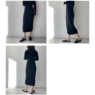 ザラ(ZARA)のZARA 襟付きリブワンピース(ひざ丈ワンピース)